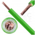 Kabel instalacyjny DY / H07V-U 1,5mm2 jednożyłowy zielony 450/750V drut Elektrokabel