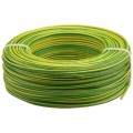 Kabel instalacyjny DY / H07V-U 1,5mm2 jednożyłowy żółto-zielony 450/750V drut Elektrokabel