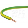 Kabel instalacyjny DY / H07V-U 1,5mm2 jednożyłowy żółto-zielony 450/750V drut Elektrokabel