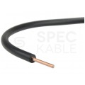 Kabel instalacyjny DY / H07V-U 1mm2 jednożyłowy czarny 450/750V drut Elektrokabel