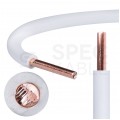 Kabel instalacyjny DY / H07V-U 2,5mm2 jednożyłowy biały 450/750V drut Elektrokabel