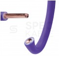 Kabel instalacyjny DY / H07V-U 2,5mm2 jednożyłowy fioletowy 450/750V drut Elektrokabel