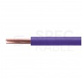 Kabel instalacyjny DY / H07V-U 2,5mm2 jednożyłowy fioletowy 450/750V drut Elektrokabel