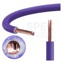 Kabel instalacyjny DY / H07V-U 2,5mm2 jednożyłowy fioletowy 450/750V drut Elektrokabel