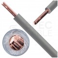 Kabel instalacyjny DY / H07V-U 2,5mm2 jednożyłowy szary 450/750V drut Basoglu