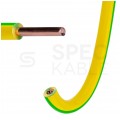 Kabel instalacyjny DY / H07V-U 2,5mm2 jednożyłowy żółto-zielony 450/750V drut Elektrokabel