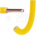 Kabel instalacyjny DY / H07V-U 2,5mm2 jednożyłowy żółty 450/750V drut Elektrokabel