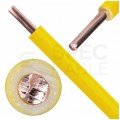 Kabel instalacyjny DY / H07V-U 2,5mm2 jednożyłowy żółty 450/750V drut Elektrokabel