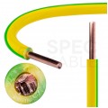Kabel instalacyjny H07Z1-U 2,5mm2 jednożyłowy żółto-zielony 450/750V bezhalogenowy B2ca drut Basoglu