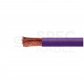Kabel instalacyjny LgY / H05V-K 0,75mm2 jednożyłowy fioletowy 300/500V giętki linka Elektrokabel