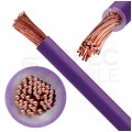 Kabel instalacyjny LgY / H05V-K 1mm2 jednożyłowy fioletowy 300/500V giętki linka Elektrokabel