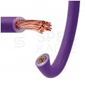 Kabel instalacyjny LgY / H07V-K 1,5mm2 jednożyłowy fioletowy 450/750V giętki linka Elektrokabel