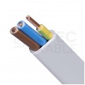 Kabel instalacyjny płaski EL-Instal HP HDHp 3x1,5mm2 szary 450/750V bezhalogenowy YDYp Dca drut Eltrim