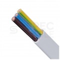 Kabel instalacyjny płaski EL-Instal HP+ HDHp 3x2,5mm2 biały 450/750V bezhalogenowy B2ca drut Eltrim