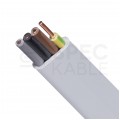 Kabel instalacyjny płaski EL-Instal HP HDHp 4x1,5mm2 szary 450/750V bezhalogenowy YDYp Dca drut Eltrim
