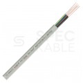 Kabel instalacyjny płaski EL-Instal HP HDHp 4x1,5mm2 szary 450/750V bezhalogenowy YDYp Dca drut Eltrim