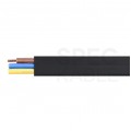 Kabel instalacyjny płaski EL-Instal NP YDYp 3x1,5mm2 czarny 450/750V uniepalniony Dca drut Eltrim