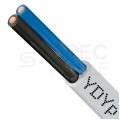 Kabel instalacyjny płaski YDYp 2x2,5mm2 biały 450/750V drut Mercor