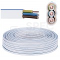Kabel instalacyjny płaski YDYp 3x1,5mm2 biały 450/750V drut NKT instal PLUS krążek 100m