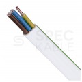 Kabel instalacyjny płaski YDYp 3x1,5mm2 biały 450/750V drut NKT instal PLUS krążek 100m