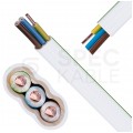 Kabel instalacyjny płaski YDYp 3x1,5mm2 biały 450/750V drut NKT instal PLUS krążek 100m