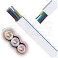 Kabel instalacyjny płaski YDYp 3x1,5mm2 biały 450/750V drut NKT instal PLUS krążek 100m