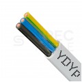 Kabel instalacyjny płaski YDYp 3x2,5mm2 biały 450/750V drut Mercor