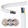 Kabel instalacyjny płaski YDYp 3x2,5mm2 biały 450/750V drut NKT instal PLUS bęben QADDY 550m