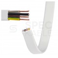 Kabel instalacyjny płaski YDYp 4x1,5mm2 biały 450/750V drut NKT bęben QADDY 450m