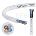 Kabel instalacyjny YDY 4x1,5mm2 biały 450/750V drut Mercor