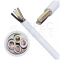 Kabel instalacyjny YDY 4x1mm2 biały 450/750V drut Elektrokabel