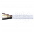 Kabel instalacyjny YDY 4x4mm2 biały 450/750V drut Elektrokabel