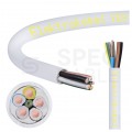 Kabel instalacyjny YDY 5x1,5mm2 biały 450/750V drut Elektrokabel