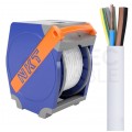 Kabel instalacyjny YDY 5x1,5mm2 biały 450/750V drut NKT bęben QADDY 350m