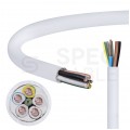 Kabel instalacyjny YDY 5x2,5mm2 biały 450/750V drut NKT