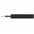Kabel instrumentalny AC106SW 1x0,22mm2 Cu niezbalansowany czarny Klotz