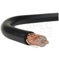 Kabel koncentryczny 50ohm H1000 2,62/7,15/10,3mm Cu (oplot Cu 50%) czarny antenowy zewnętrzny suchy Belden