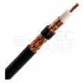 Kabel koncentryczny 50ohm RF-7 1,85/5,0/7,3mm Cu (oplot Cu 80%) czarny antenowy wewnętrzny Satec