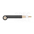 Kabel koncentryczny 50ohm RG213 2,25/7,2/10,3mm Cu (oplot Cu 94%) czarny antenowy wewnętrzny Satec