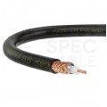 Kabel koncentryczny 50ohm YWLXpek H155 Dual-Shield 1,08/3,9/5,4mm Cu (oplot Cu 80%) antenowy wewnętrzny czarny Elektrokabel