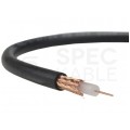 Kabel koncentryczny 75ohm RG59 0,59/3,7/6,15mm Fe-Cu (oplot Cu) czarny antenowy wewnętrzny Technokabel