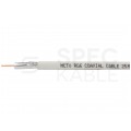 Kabel koncentryczny 75ohm RG6 1,00/4,8/6,6mm CSS (oplot Al) biały antenowy wewnętrzny Maclean