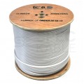 Kabel koncentryczny 75ohm RG6 tc’685CU Trishield 1,02/4,7/6,9mm Cu (oplot Al 80%) biały Dca antenowy wewnętrzny bezhalogenowy ELPIO