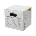 Kabel koncentryczny 75ohm RG6 tc’690CU Trishield 1,13/4,8/7,2mm Cu (oplot Al 80%) biały antenowy wewnętrzny ELPIO