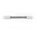 Kabel koncentryczny 75ohm TRISET PLUS 1,13/4,8/6,85mm Cu (oplot Al 81%) biały Dca antenowy wewnętrzny bezhalogenowy Triset