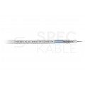 Kabel koncentryczny 75ohm TRISET PLUS 1,13/4,8/6,85mm Cu (oplot Al 81%) biały Dca antenowy wewnętrzny bezhalogenowy Triset