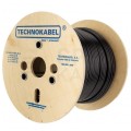 Kabel koncentryczny 75ohm XWDXpek 1,0/4,8/6,8mm Cu (oplot CuSn) czarny antenowy zewnętrzny suchy Technokabel