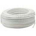 Kabel koncentryczny 75ohm YWDXpek HD-1000 1,15/4,8/6,6mm Cu (oplot Cu) biały antenowy wewnętrzny Elektrokabel