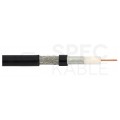 Kabel koncentryczny ziemny 75ohm Triset-11 1,63/7,2/10,2mm Cu (oplot Al 86%) czarny antenowy zewnętrzny żelowany Triset