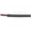 Kabel mieszkaniowy OMY / H03VV-F 2x0,75mm2 czarny 300/500V giętki linka Mercor
